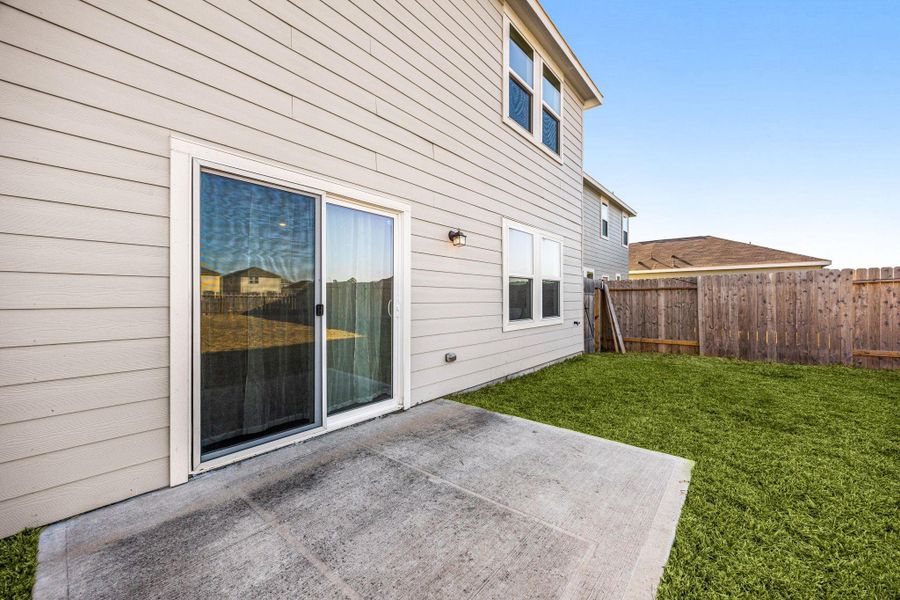 Exterior details and patio area of a home in , Houston (Image 28). Exterior details and patio area of a home in , Houston (Image 28).