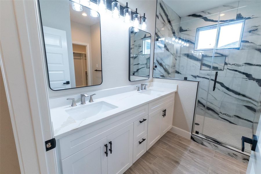 Furnished interior view inside a new home in , Cleveland (Image 7).