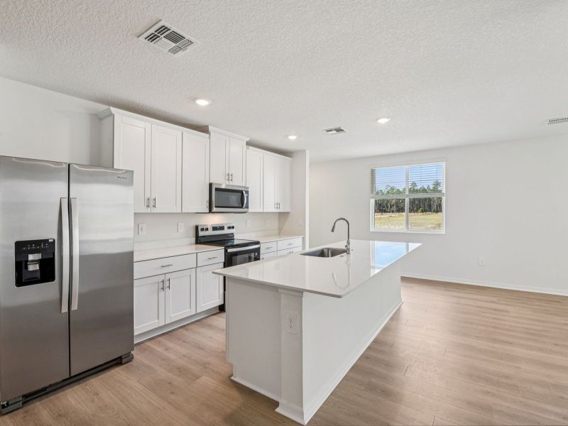 Furnished interior view inside a new home in Ridgehaven - Villas, Ormond Beach (Image 7). Furnished interior view inside a new home in Ridgehaven - Villas, Ormond Beach (Image 7).