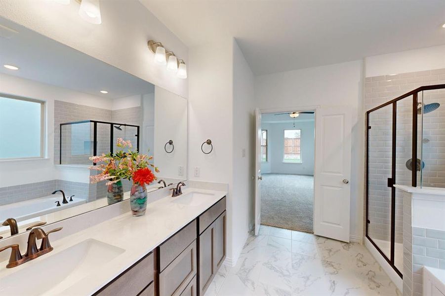 Furnished interior view inside a new home in Aster Park, McKinney (Image 6).
