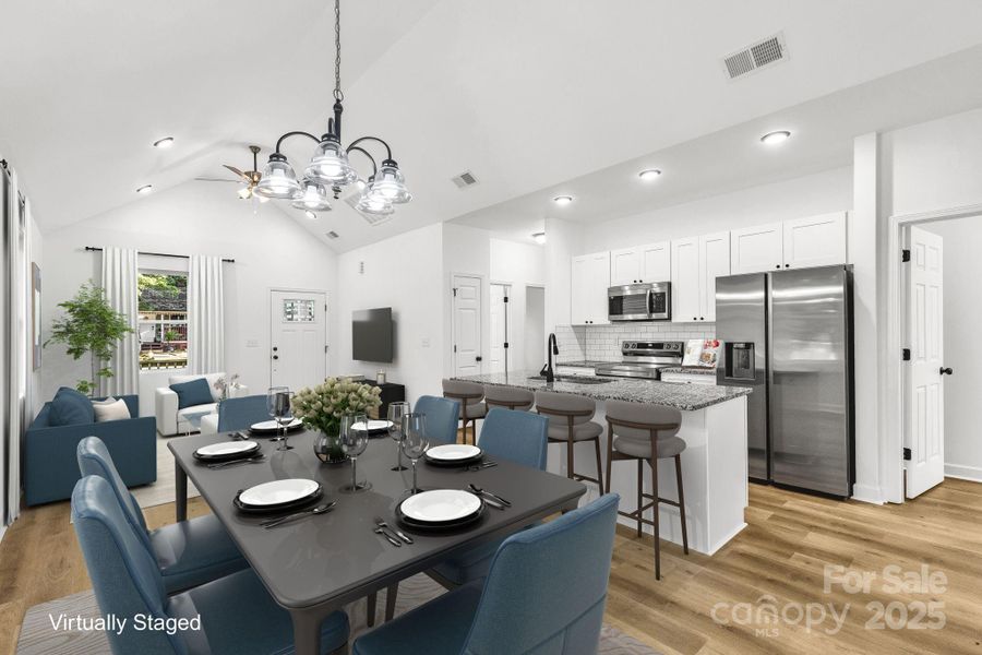 Furnished interior view inside a new home in , Statesville (Image 9). Furnished interior view inside a new home in , Statesville (Image 9).