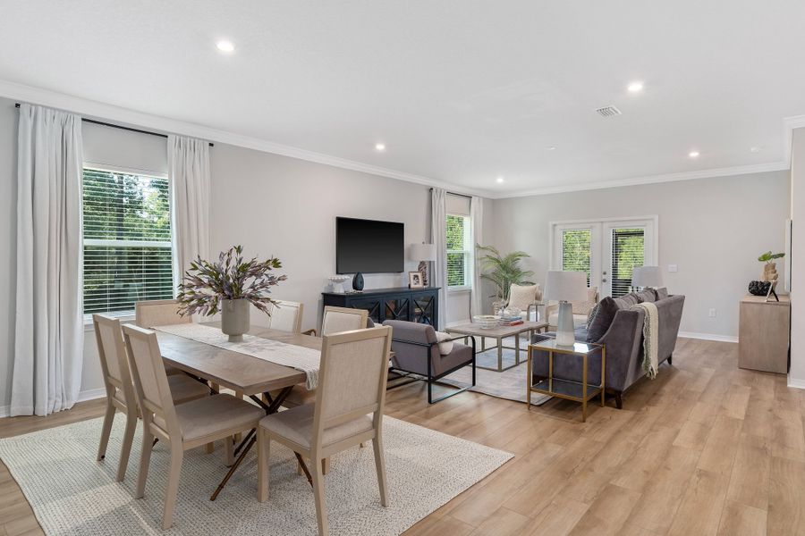 Representative furnished interior of a home built from the Miramar by Maronda Homes in Bellview Pointe, Bellview (Image 12).
