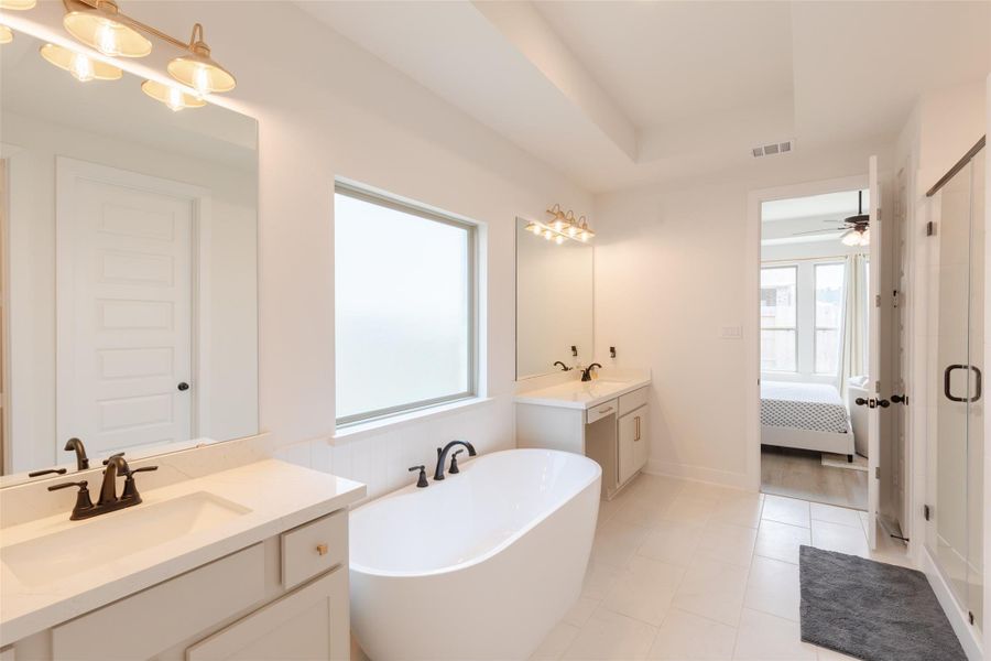 Furnished interior view inside a new home in , New Caney (Image 17).