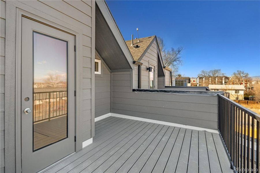 Exterior details and patio area of a home in , Denver (Image 25).