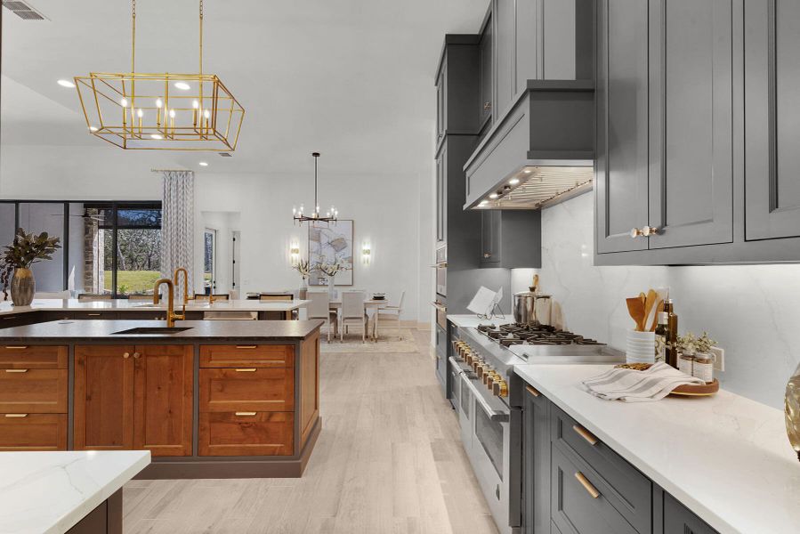 Furnished interior view inside a new home in Belle Oaks, Bulverde (Image 12).