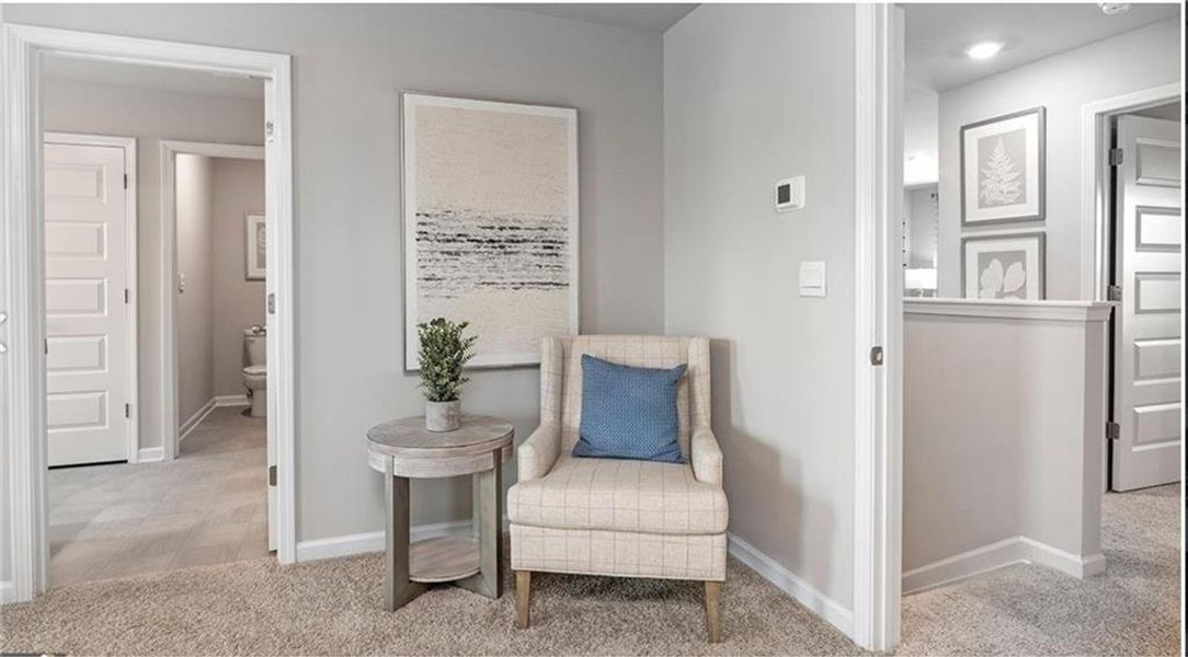 Furnished interior view inside a new home in The Reserve at Calcutta, Stockbridge (Image 8).