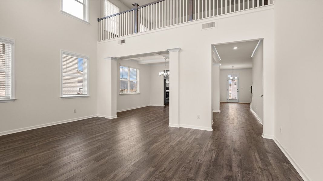 Spacious, unfurnished interior of a new home in The Gates at Pates Creek, Hampton (Image 17).
