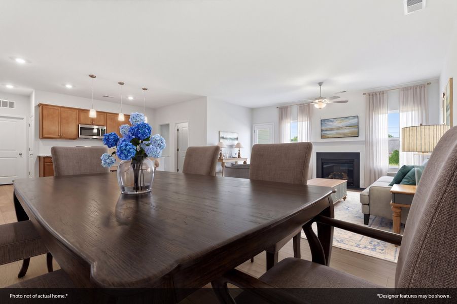 Furnished interior view inside a new home in Hidden Springs, Lexington (Image 5).