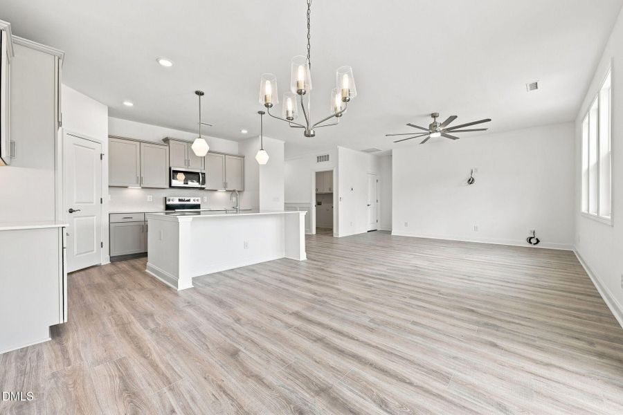 Spacious, unfurnished interior of a new home in The Cottages at 78 North, Sanford (Image 30).