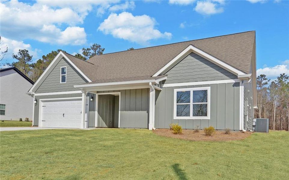 Front exterior of a new home in , Lavonia, GA, highlighting curb appeal (Image 18). Front exterior of a new home in , Lavonia, GA, highlighting curb appeal (Image 18).