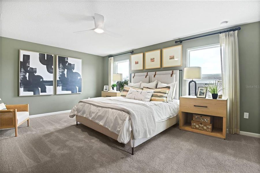 Furnished interior view inside a new home in Maple Ridge, Palmetto (Image 8). Furnished interior view inside a new home in Maple Ridge, Palmetto (Image 8).