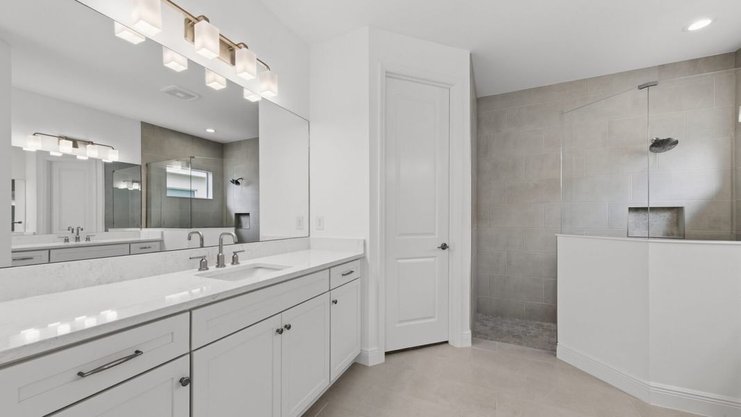 Furnished interior view inside a new home in Verandah, Fort Myers (Image 11).