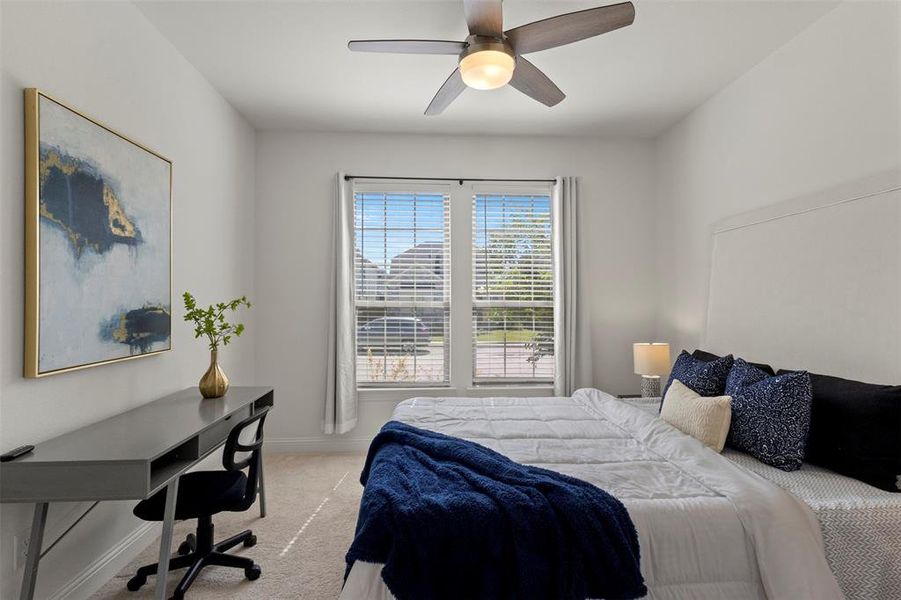 Furnished interior view inside a new home in Mustang Lakes 74', Celina (Image 6).