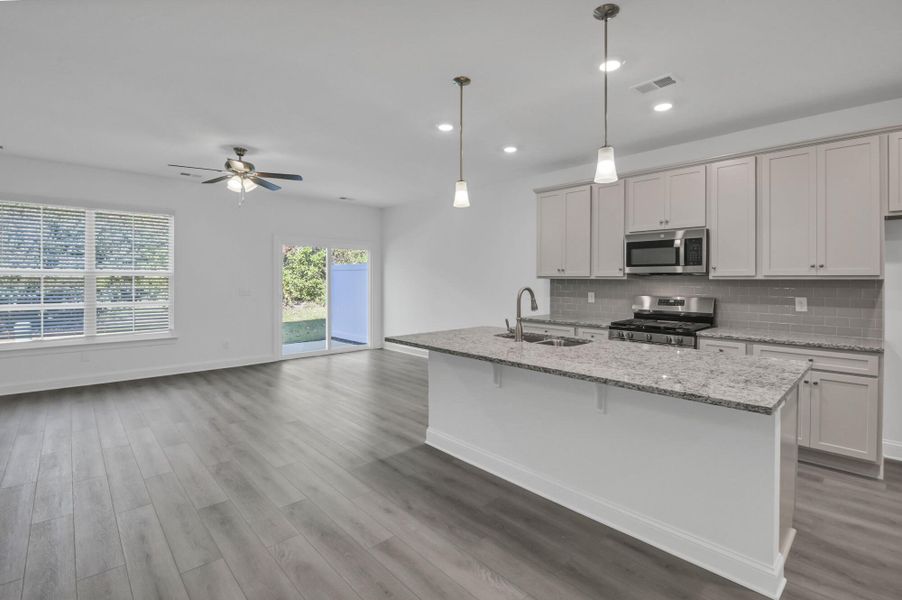 Furnished interior view inside a new home in Kensington Place Townhomes, Lexington (Image 9).