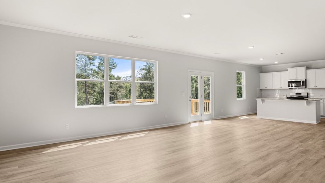 Representative unfurnished interior of a home built from the Green by D.R. Horton in Sheffield Highlands, Dallas (Image 35). Representative unfurnished interior of a home built from the Green by D.R. Horton in Sheffield Highlands, Dallas (Image 35).