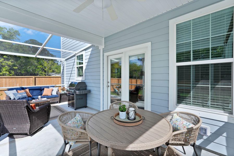 Furnished interior view inside a new home in Cordgrass Landing, Johns Island (Image 30).