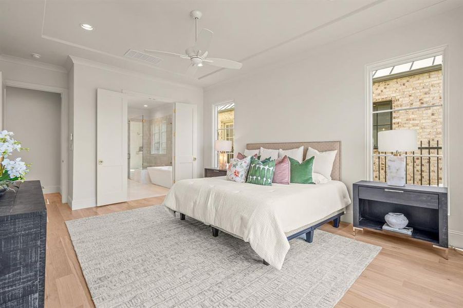 Furnished interior view inside a new home in , Fort Worth (Image 11).