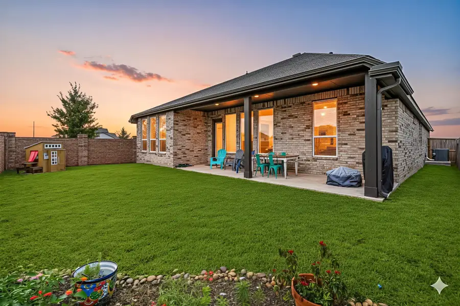Exterior details and patio area of a home in Lago Mar: Fairway Collections, Texas City (Image 3). Exterior details and patio area of a home in Lago Mar: Fairway Collections, Texas City (Image 3).