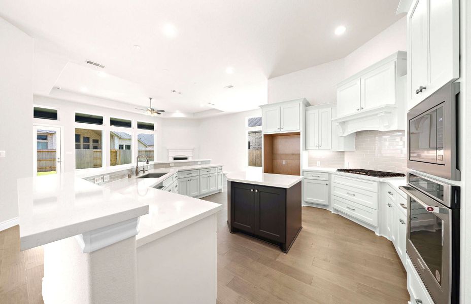 Representative furnished interior of a home built from the 2855AU by Ravenna Homes in Audubon 60′, Magnolia (Image 13).