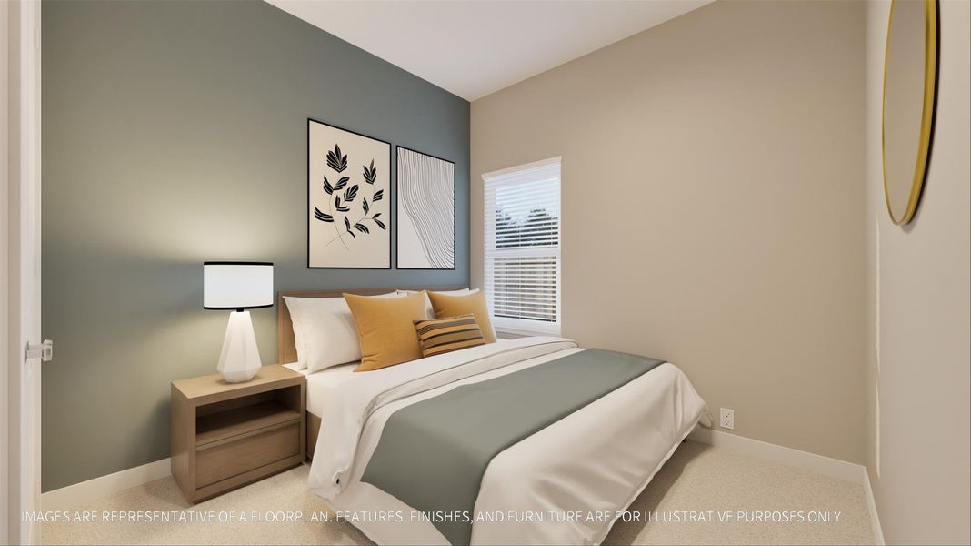 Furnished interior view inside a new home in La Segarra 40', Brookshire (Image 20).