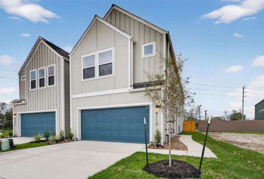 Front exterior of a new home in , Houston, TX, highlighting curb appeal (Image 2). Front exterior of a new home in , Houston, TX, highlighting curb appeal (Image 2).