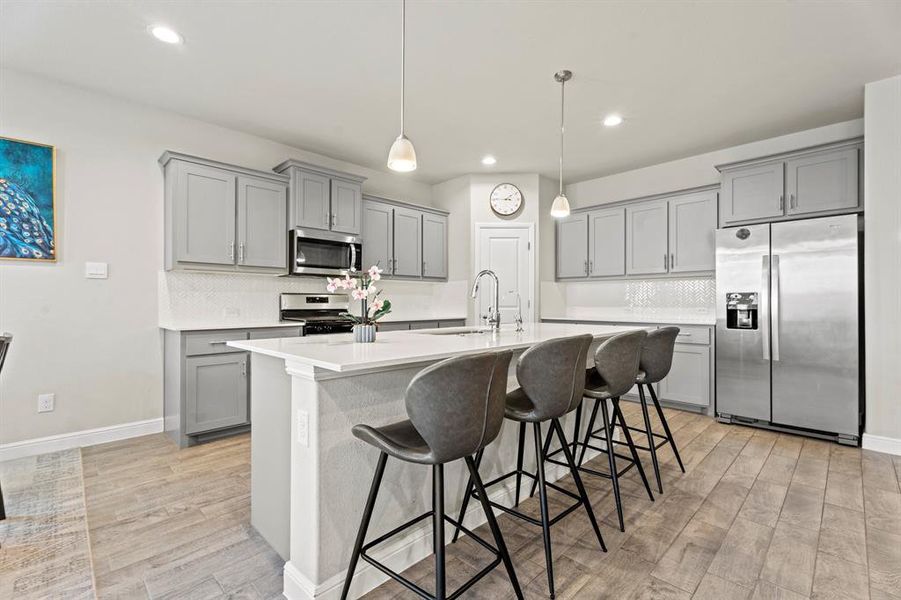 Furnished interior view inside a new home in , Haslet (Image 6). Furnished interior view inside a new home in , Haslet (Image 6).
