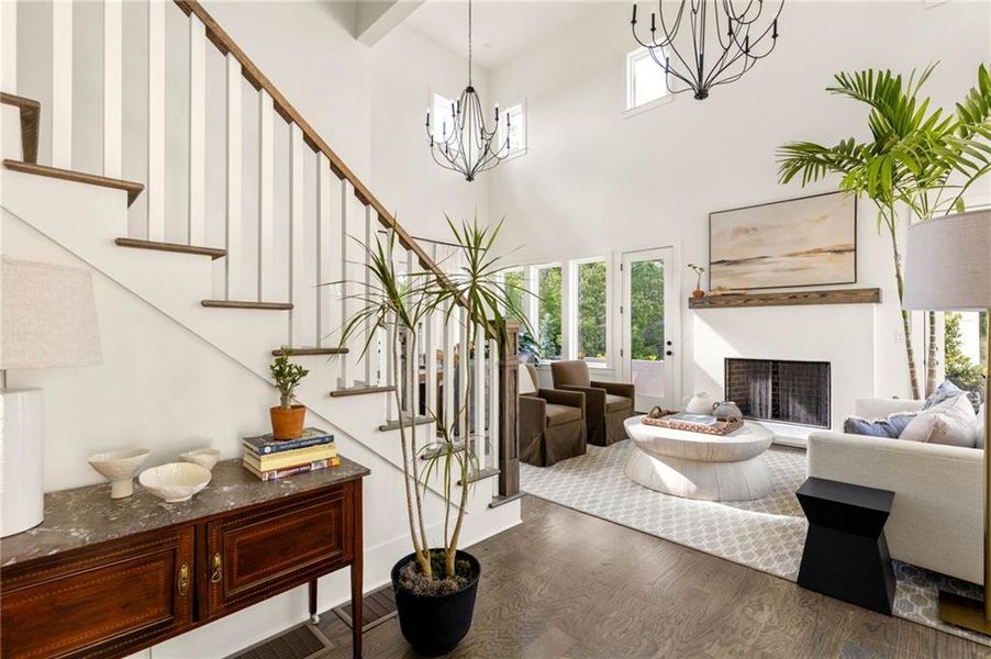 Furnished interior view inside a new home in , Chattahoochee Hills (Image 14). Furnished interior view inside a new home in , Chattahoochee Hills (Image 14).