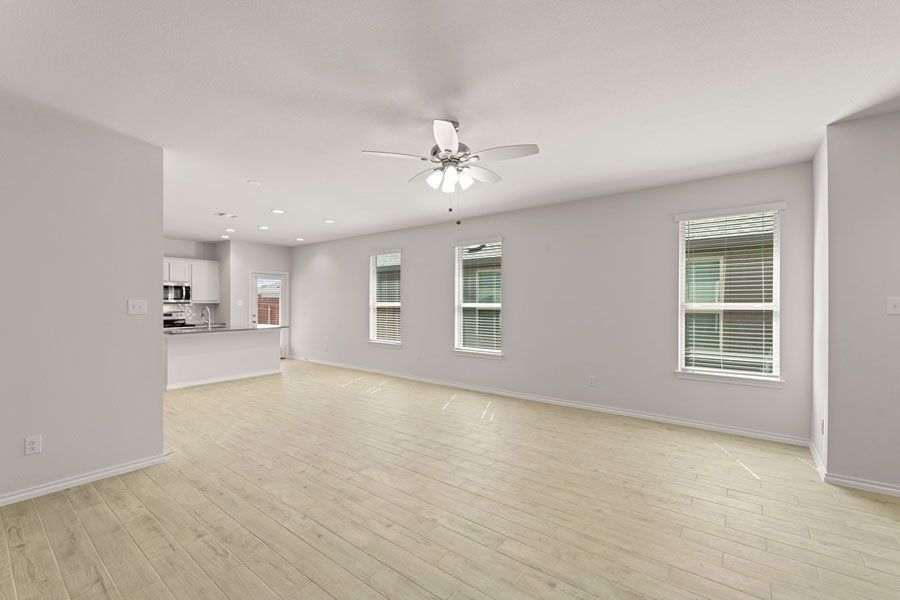 Representative exterior photo of a completed home built from the Birch by Impression Homes in Creekside Ranch, Blue Ridge, TX (Image 9).