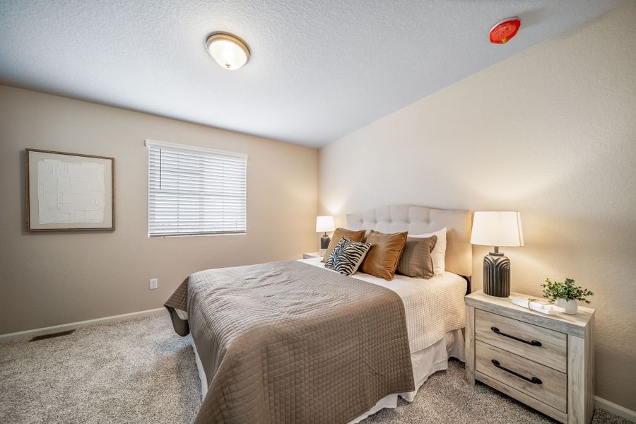 Furnished interior view inside a new home in Reunion, Commerce City (Image 34). Furnished interior view inside a new home in Reunion, Commerce City (Image 34).