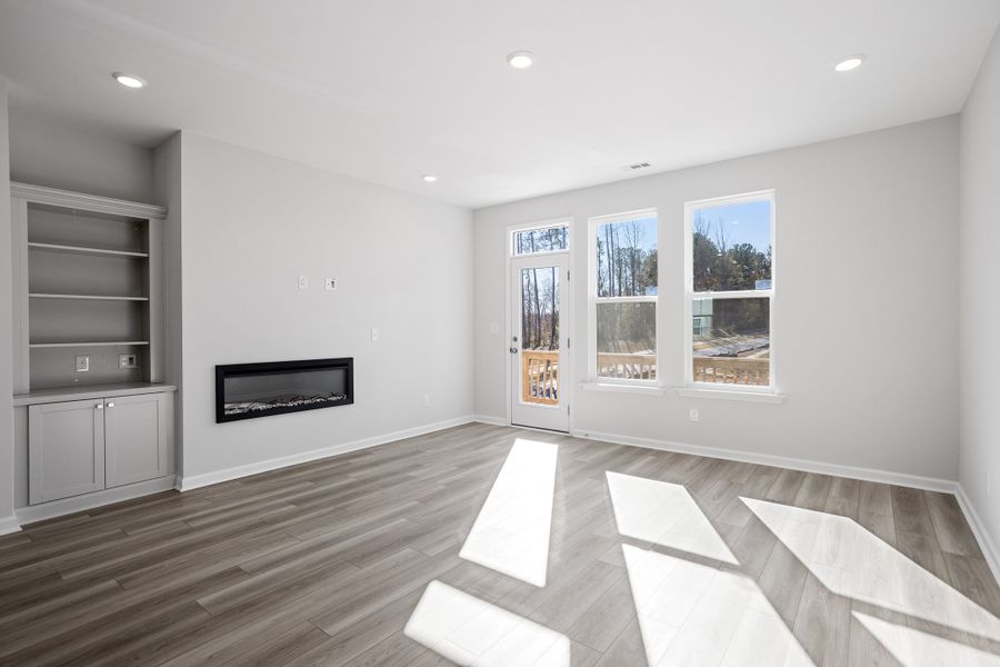 Spacious, unfurnished interior of a new home in Renaissance at White Oak, Garner (Image 17). Spacious, unfurnished interior of a new home in Renaissance at White Oak, Garner (Image 17).