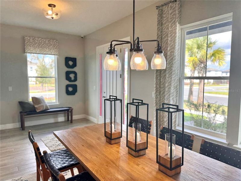 Furnished interior view inside a new home in , St. Cloud (Image 5). Furnished interior view inside a new home in , St. Cloud (Image 5).
