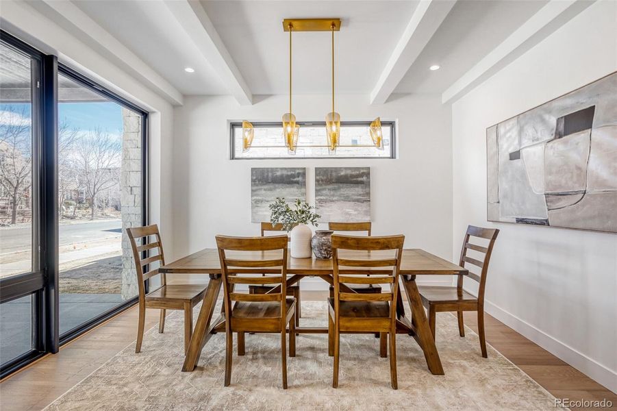 Furnished interior view inside a new home in , Denver (Image 11).