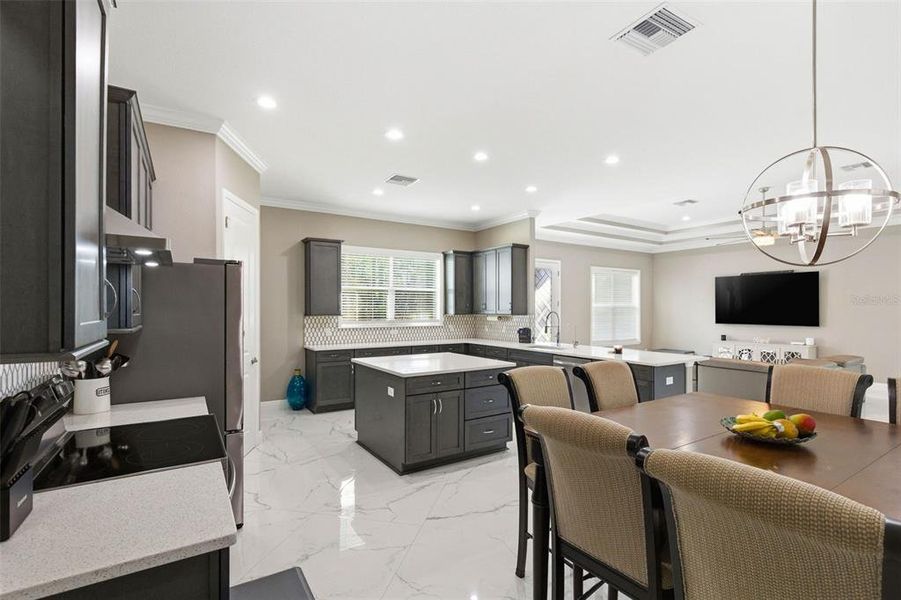 Furnished interior view inside a new home in , Beverly Hills (Image 10).