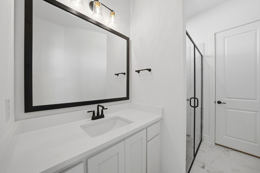 Furnished interior view inside a new home in Park Place - 80' Lots, Prosper (Image 6).