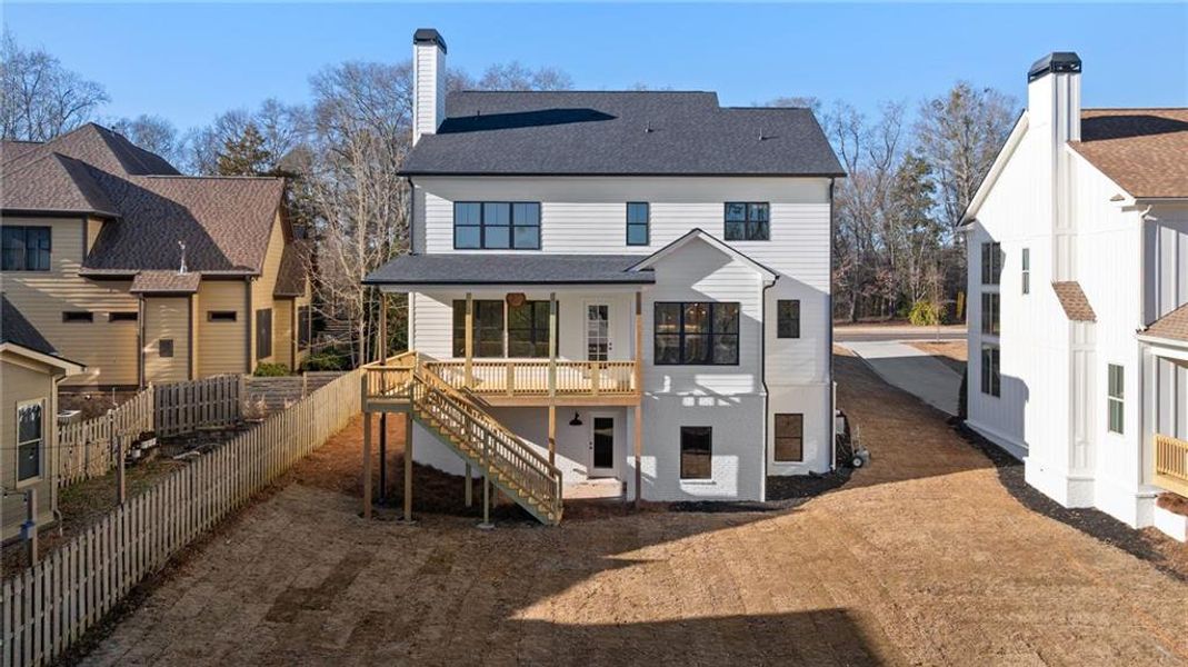 Exterior details and patio area of a home in , Smyrna (Image 4). Exterior details and patio area of a home in , Smyrna (Image 4).