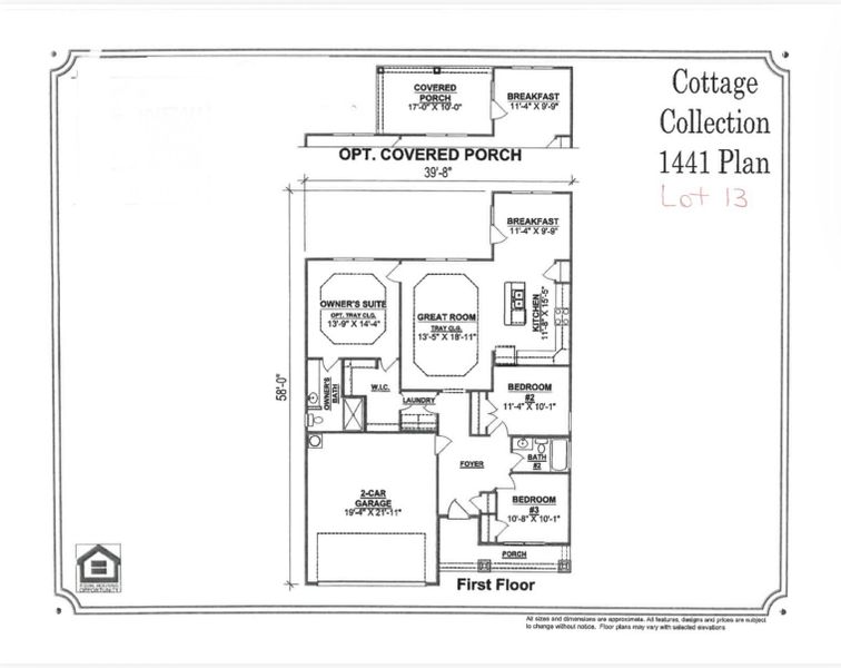 2D floor plan layout of this home in Williams Place, Murfreesboro, TN (Image 1). 2D floor plan layout of this home in Williams Place, Murfreesboro, TN (Image 1).