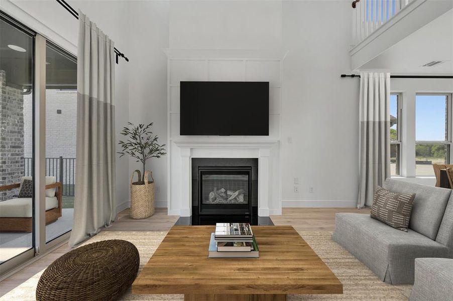 Furnished interior view inside a new home in Heath Golf & Yacht Villas, Heath (Image 20). Furnished interior view inside a new home in Heath Golf & Yacht Villas, Heath (Image 20).