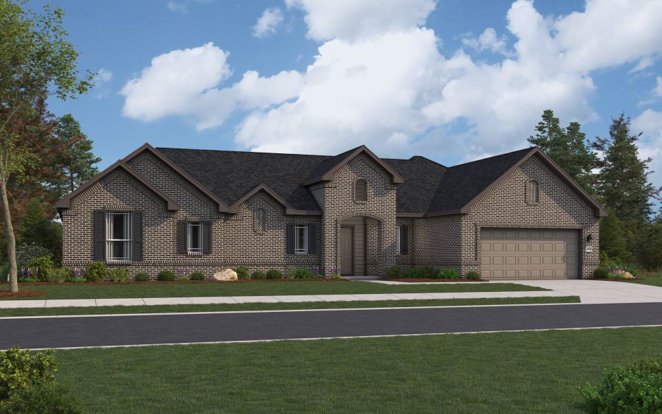 Rendering of floor plan. Colors and features may differ from shown representation.