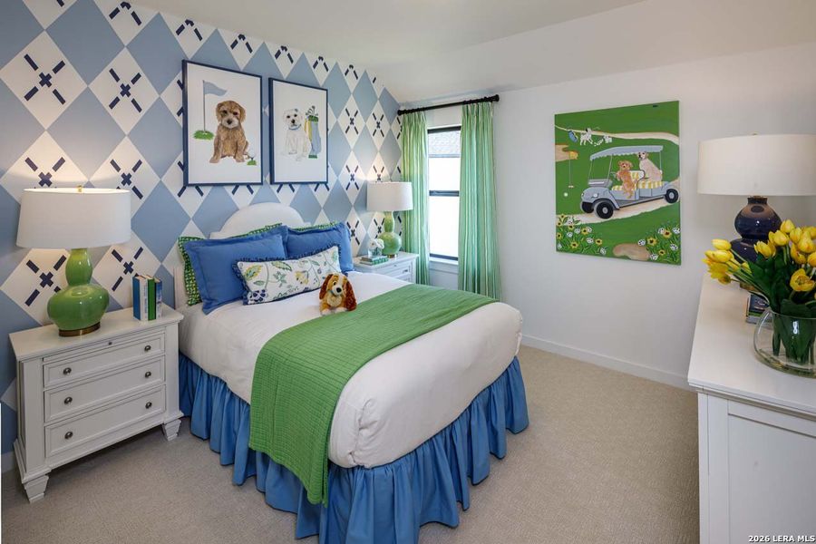 Furnished interior view inside a new home in Legacy at Lake Dunlap, New Braunfels (Image 7).