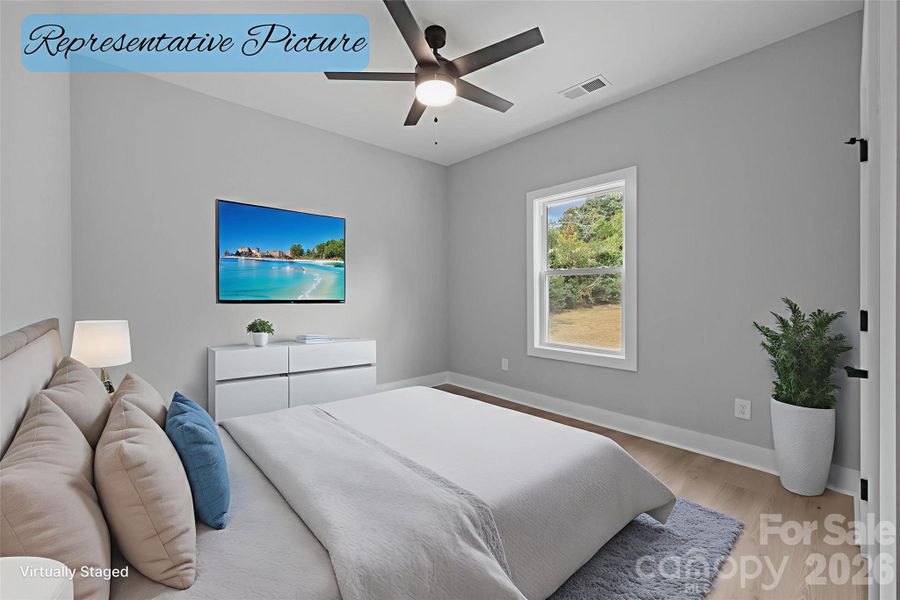 Virtually Staged Bedroom 3
