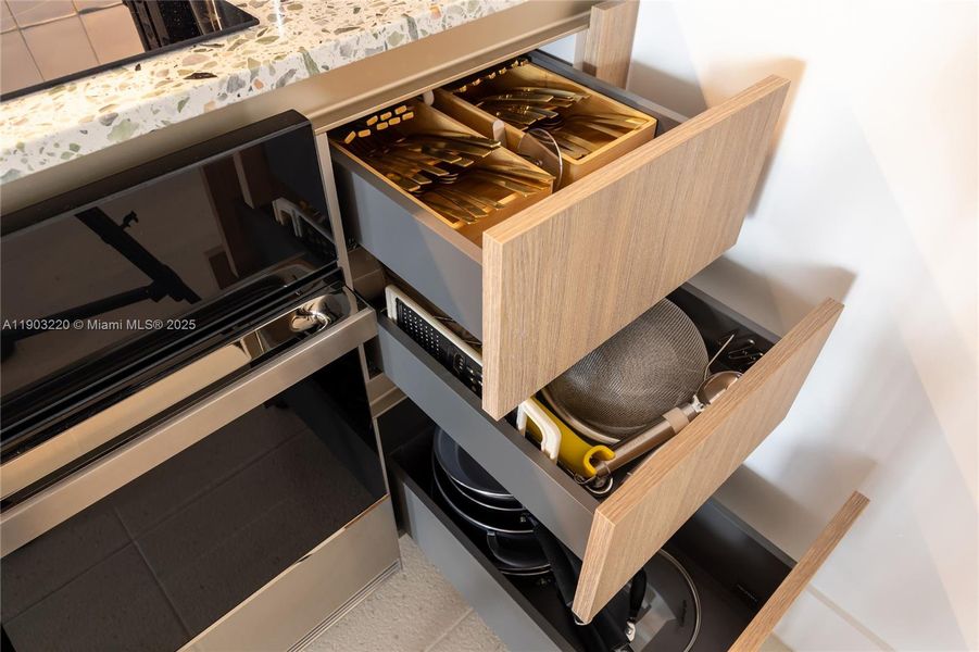 Close-up of interior finishes inside a home in , Miami (Image 52).