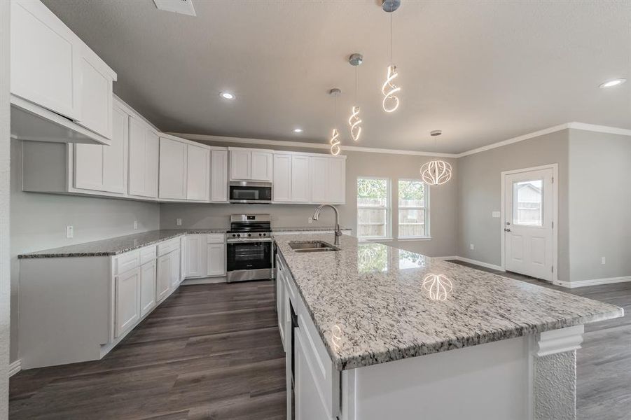 Furnished interior view inside a new home in , Fort Worth (Image 5).