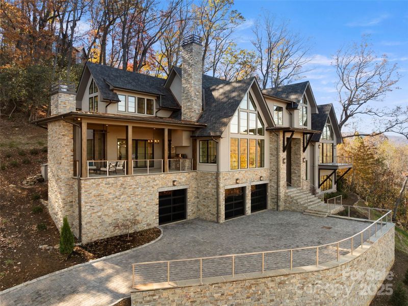 Front exterior of a new home in , Arden, NC, highlighting curb appeal (Image 25).