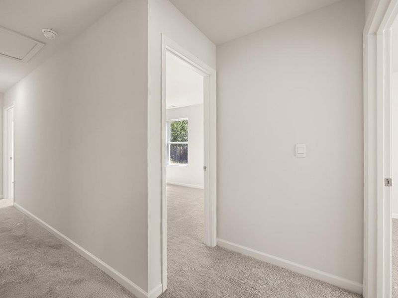 Spacious, unfurnished interior of a new home in Parkside at Carter Grove, Cartersville (Image 32).