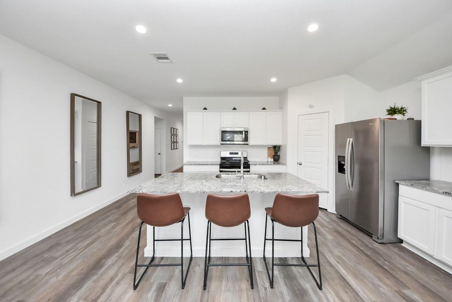 Furnished interior view inside a new home in , Rosharon (Image 9).