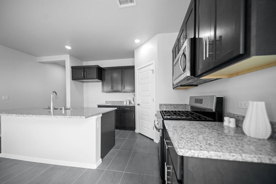 Representative furnished interior of a home built from the Prado by Hakes Brothers in Summer Sky North, El Paso (Image 5).