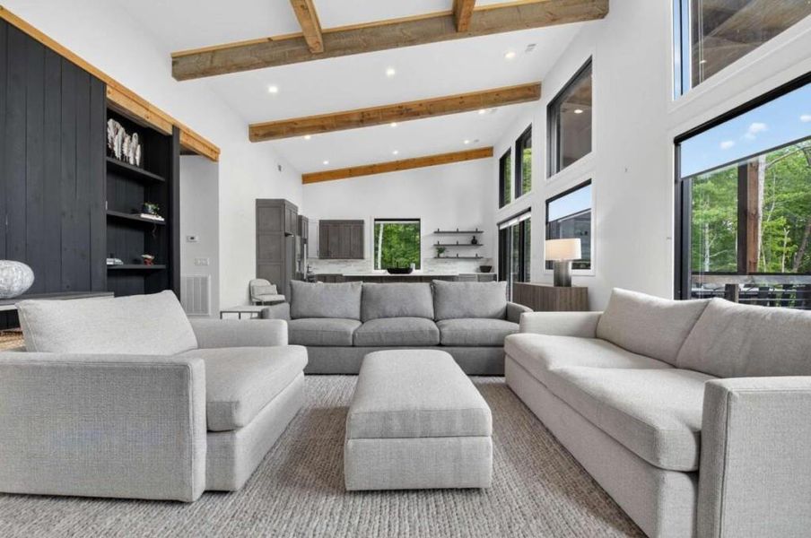 Furnished interior view inside a new home in , Blue Ridge (Image 38).