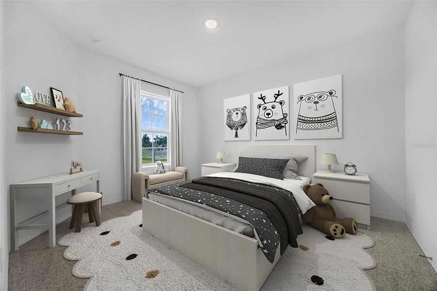 Furnished interior view inside a new home in Delaney Reserve, Deland (Image 4).