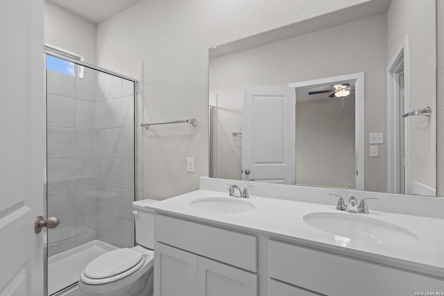 Furnished interior view inside a new home in The Parklands, Schertz (Image 13). Furnished interior view inside a new home in The Parklands, Schertz (Image 13).