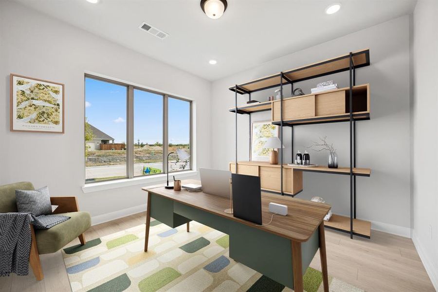 Furnished interior view inside a new home in Talia – Garden Series, Mesquite (Image 5).